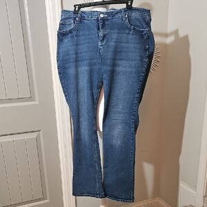 Cato Women's Medium Blue Bootcut Stretch Jeans